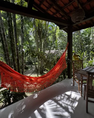 Pousada Bromélias Bangalô Family varanda (1)