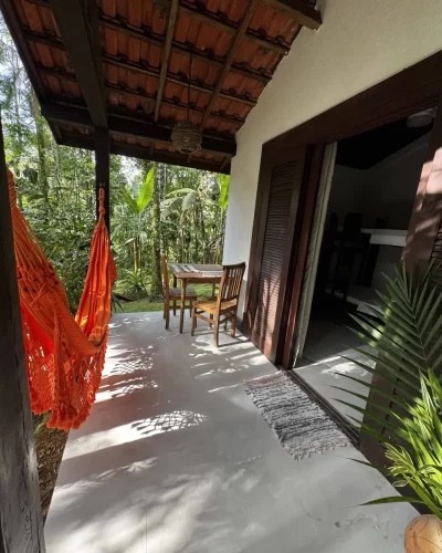 Pousada Bromélias Bangalô Family varanda (2)