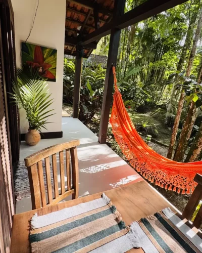 Pousada Bromélias Bangalô Family varanda (3)